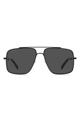 Dsquared2 60mm Square Sunglasses in Black /Grey
