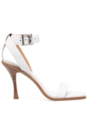 Dsquared2 95mm ankle strap-fastening sandals - White