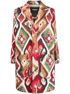 Dsquared2 abstract pattern coat
