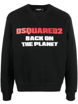 DSQUARED2 Back On The Planet sweatshirt - Black
