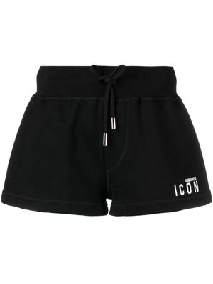 Dsquared2 Be Icon cotton shorts - Black