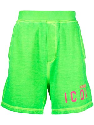 Dsquared2 Be Icon cotton shorts - Green