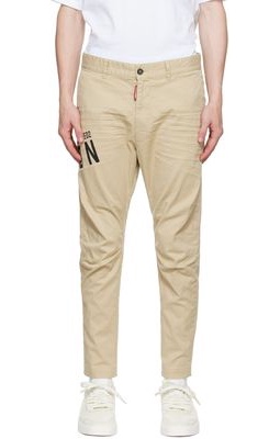 Dsquared2 Beige 'Icon' Sexy Cargo Pants