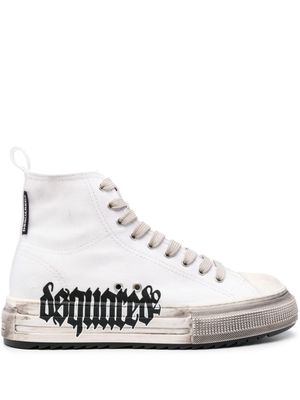 Dsquared2 Berlin distressed sneakers - White