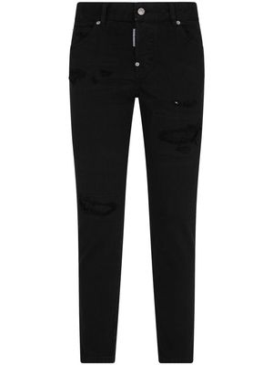 Dsquared2 Black Bull slim-cut distressed jeans