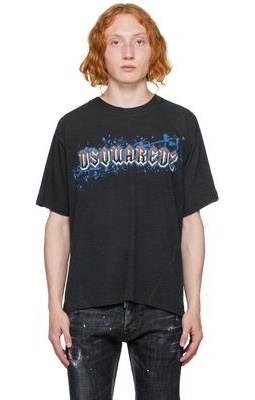 Dsquared2 Black Iron T-Shirt