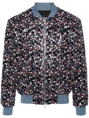 Dsquared2 Blossoms floral-embroidery sequinned jacket - Black