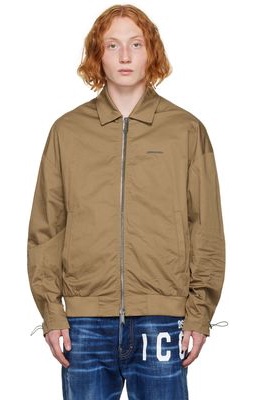 Dsquared2 Brown Cyprus Bomber Jacket