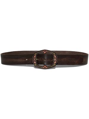 Dsquared2 buckle leather belt - Brown