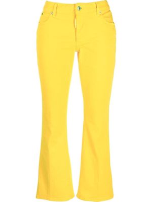 Dsquared2 Bull bootcut cropped jeans - Yellow