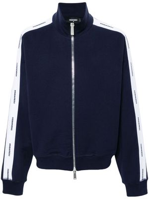 Dsquared2 Burbs cotton track jacket - Blue