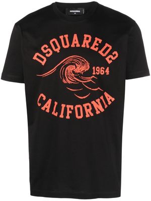Dsquared2 California graphic-print T-shirt - Black