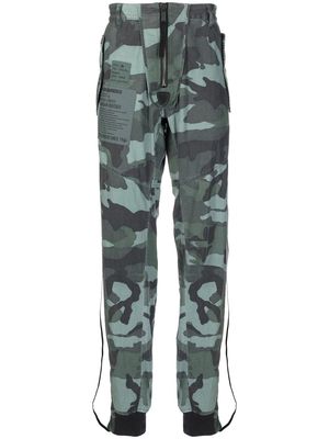 Dsquared2 camouflage-print losse-fit trousers - Green