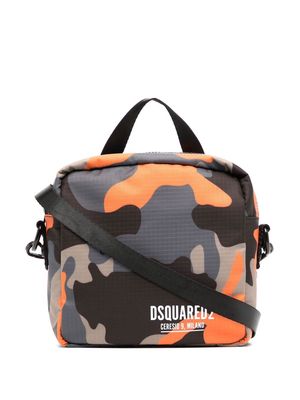 Dsquared2 camouflage-print messenger bag - Multicolour