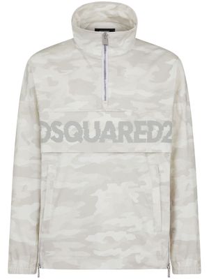 Dsquared2 camouflage-print sports jacket - Grey