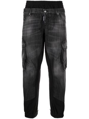 Dsquared2 cargo-pocket track pants - Grey