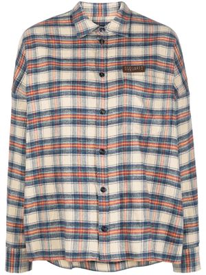 Dsquared2 check-pattern shirt - Neutrals