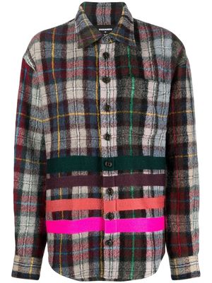 Dsquared2 checked-pattern flannel shirt - Grey