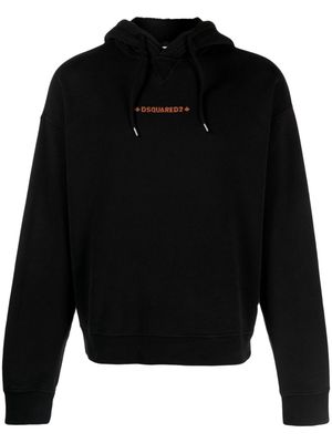 Dsquared2 Cipro logo-print cotton hoodie - Black