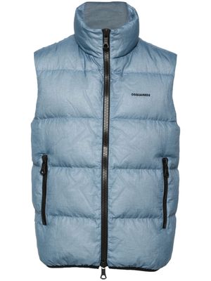Dsquared2 Classic puffer vest - Blue