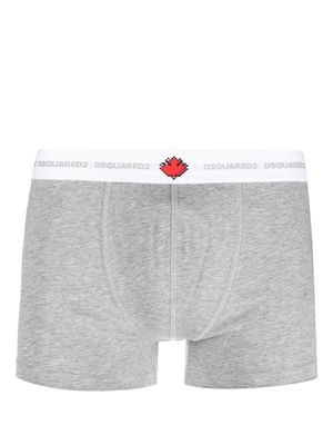 Dsquared2 contrasting logo-waistband boxers - Grey