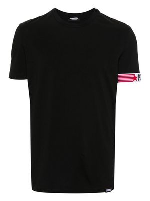 Dsquared2 contrasting-trim T-shirt - Black