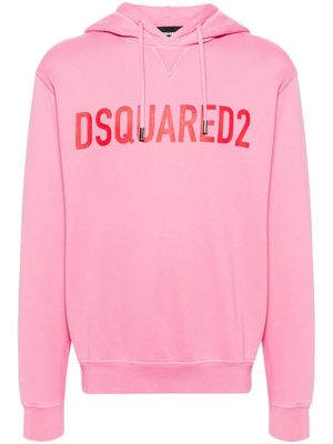 Dsquared2 Cool Fit cotton hoodie - Pink