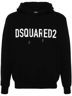 Dsquared2 Cool Fit logo-print hoodie - Black
