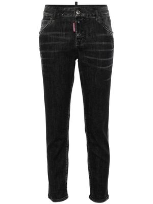 Dsquared2 Cool Girl low-rise cropped jeans - Black