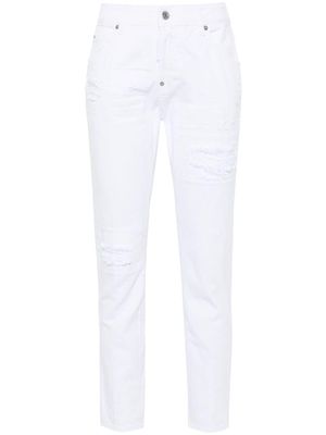 Dsquared2 Cool Girl low-rise slim-fit jeans - White