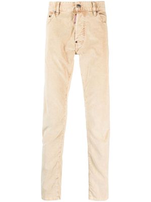 Dsquared2 Cool Guy corduroy straight-leg trousers - Neutrals