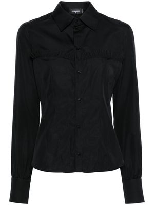 Dsquared2 Corset cotton shirt - Black