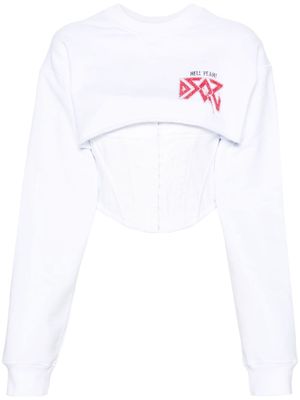 Dsquared2 Corset Rock Cool Fit sweatshirt - White