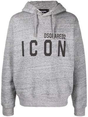 Dsquared2 cotton logo-print hoodie - Grey