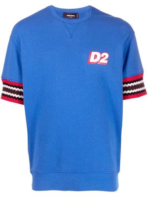 Dsquared2 cotton short-sleeve T-shirt - Blue