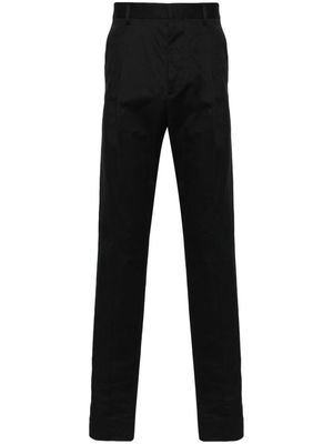 Dsquared2 cotton tailored straight-leg trousers - Black