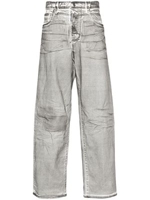 Dsquared2 crinkled wide-leg jeans - Grey