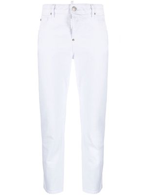 Dsquared2 cropped denim jeans - White
