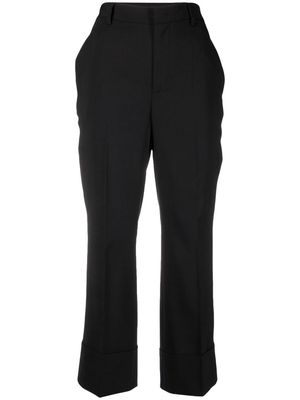 Dsquared2 cropped flare trousers - Black