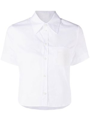 Dsquared2 cropped short-sleeve shirt - White