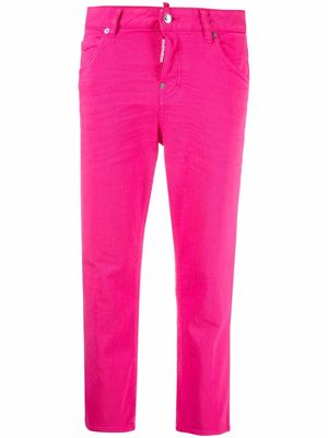 Dsquared2 cropped skinny trousers - Pink