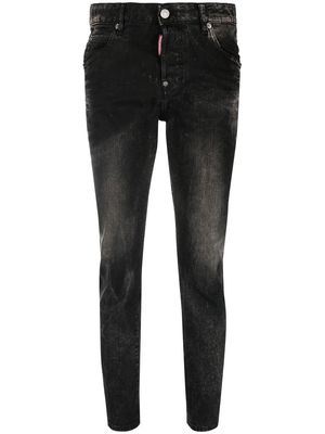 Dsquared2 cropped straight-leg jeans - Black