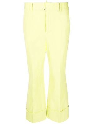 Dsquared2 cropped straight-leg trousers - Green