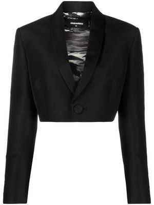 Dsquared2 cropped tailored jacket - Black
