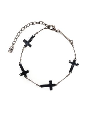 Dsquared2 cross-charm chain bracelet - Grey
