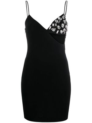 Dsquared2 crystal-embellished cut-out minidress - Black