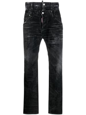 Dsquared2 crystal-embellished slim-cut jeans - Black