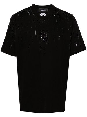 Dsquared2 crystal-embellished T-shirt - Black