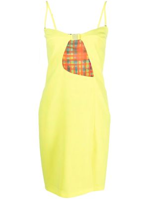 Dsquared2 cut-out buckled minidress - Yellow