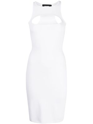 Dsquared2 cut-out knitted dress - White